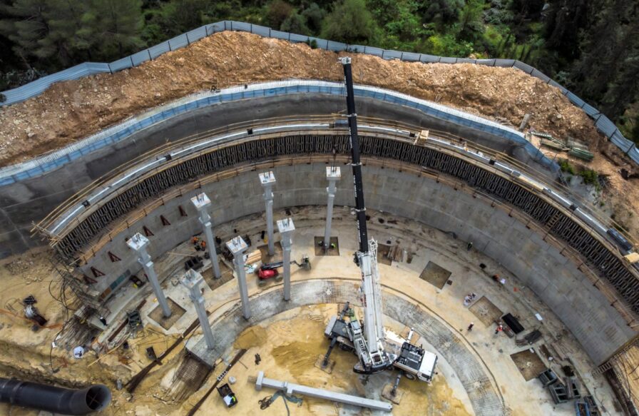 בניית בריכת מים מערכת חמישית לירושלים